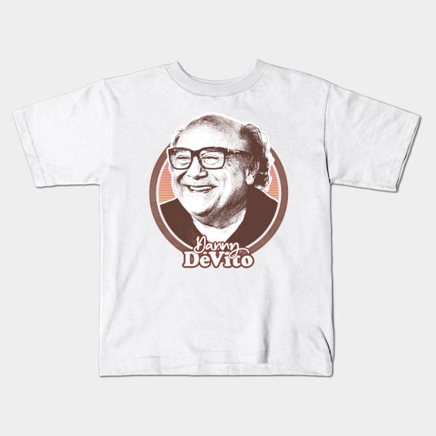 Danny DeVito // Retro Fan Art Design Kids T-Shirt by DankFutura